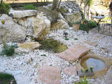 Gartengestaltung mit Wasserlauf