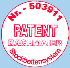 Holzbau Bachmaier - Stockbetten Patent Nr. 503911