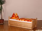 Stockbett und Etagenbett Modell Mona als Einzelbett