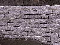 Granitmauer hell 10 cm Streifen