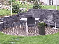 runder Sitzplatz