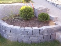 Kleine Granitmauer