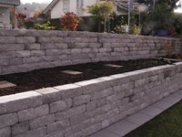 Mauer Beton hell