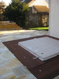 Stizplatz mit Outdoor-Pool