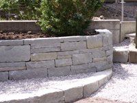 Sandsteinmauer
