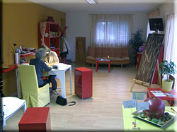 Das Studio mit gem�tlicher Sitzecke