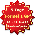 Fahren Sie mit uns zum Formel 1 GP nach Barcelona. Erleben Sie ein Wochenende voller Rennatmosph&auml;re mit dem Besuch des ersten freien Trainings, der Teilnahme am Qualifikationstraining und am Formel 1 Rennen. 