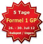 Fahren Sie mit uns zum Formel 1 GP nach Budapest. Erleben Sie ein Wochenende voller Rennatmosph&auml;re mit dem Besuch des ersten freien Trainings, der Teilnahme am Qualifikationstraining und am Formel 1 Rennen.