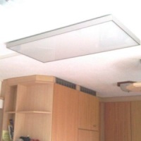 Infrarot Heizung Weiss als Deckenmontage