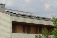 Thermieanlage Aufdach zur Heizungsunterst&uuml;tzung