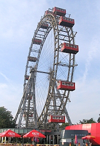 Prater Riesenrad, Vienna, August 2006, Author: Piotr Tysarczyk, Permission: cc-by-sa-2.0, Wikipedia Commons