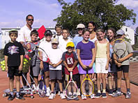 Die Jugend am Tennisplatz