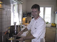 Karl Buzin bei den T�pfen