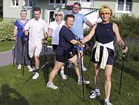 Aufw�rmen vor dem Start 