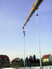 <b>Endlich geschafft, der 4. Mast steht 3.3.2005 15:57</b><br>