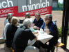 <b>Ein sichtlich zufriedener Rudolf Neckam - trotz leerem Bierglas</b><br>