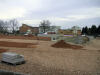 <b>Die Aussenmauern des Clubhauses sind fertig 22.11.2001</b><br>