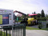 <b>Die Asphaltmaschine bei den letzten Feinarbeiten 14.7.2005</b><br>