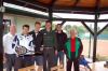 <b>Clubmeisterschaft 2008</b><br>Obmann Manfred Buzin (links) mit den Finalisten der Clubmeisterschaften - Obmann Manfred Buzin, Clubmeister Christoph Riedl, Michael Friembichler, Martin Leitner, Michael H&ouml;rmann und Gyuri F&ouml;lder (v.l.n.r.)