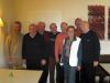 <b>UTC Stockerau zu Gast in Korneuburg</b><br>Obmann Stv. Ewald Meister, Modezar Norbert Minnich, Edi Kremmer, Dr. Pichler, Obmann Manfred Buzin, Eva Wostal, UTC Stockerau Pr&auml;sident Franz Hochfelsner und Kassier G&uuml;nther Postl (v.l.n.r.)