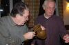 <b>Preisschnapsen 2008</b><br>Da ist ein L&ouml;ch in der Kanne - Erich Diesner mit Franz Halla (v.l.n.r.)