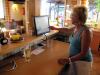 <b>Grillabend</b><br>Helga Kerschbaum in ihrem Reich