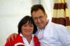 <b>40-Jahr Feier</b><br>Finanzreferentin Gabi Weiser mit K&uuml;chenchef Karl Buzin