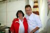 <b>40-Jahr Feier</b><br>Finanzreferentin Gabi Weiser mit K&uuml;chenchef Karl Buzin