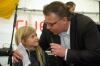 <b>40-Jahr Feier</b><br>... einige letzte Instruktionen - Amili Fuchs und Stadtrat Peter Madlberger