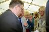 <b>40-Jahr Feier</b><br>Obmann Ing. Manfred Buzin im Gespr&auml;ch mit Stadrat Peter Madlberger und Sportgemeinder&auml;tin Sabine Fuchs-Tr&ouml;ger