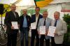 <b>40-Jahr Feier</b><br>Ing. Manfred Philipp, Vizepr&auml;sident Dipl. Ing. Dechantsreiter, Martin Maierhofer, Mag. Ewald Meister und Ing. Manfred Buzin