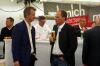<b>40-Jahr Feier</b><br>Zwei Sportler beim Gedankenaustausch: Obmann Stellvertreter Martin Maierhofer und Heinz Wisgrill