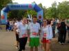 <b>Zweist�dtelauf 2012</b><br>Die UTC-Staffel vor dem Start - Renate Stiebellehner, Christoph Riedl und Miriam Galoppi (v.l.)
