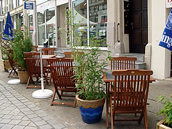 Terrasse des Thai-Garden Restaurants in Schorndorf