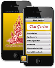 Thai Garden app f&uuml;r smartphones