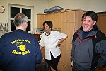 Lockere Stimmung vor der letzten Aufführung
