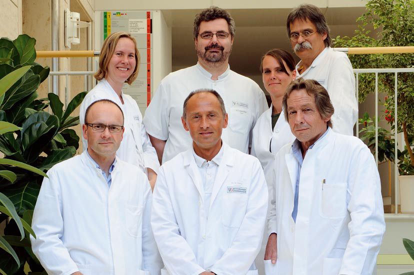 Team der Klinik f&uuml;r Unfallchirurgie und Orthop&auml;dische Chirurgie
