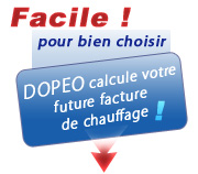 DOPEO calcule votre future facture de chauffage