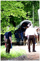 Der Schwäbische Wegelagerer, Tal der Laucher, Pferdespezialist, Kutschfahrt, Most, Bauernvesper, Bauernbrot. Foto: Carola Lenski