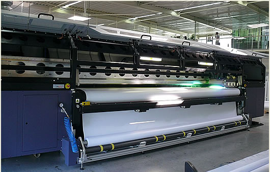 Digitaldruck Drucktechnik Anlieferung Durst Rho 500 UV