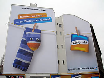 Trevision Au&szlig;enwerbung Zielpunkt