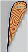Trevision - Display - Fahnen - Deco Flag