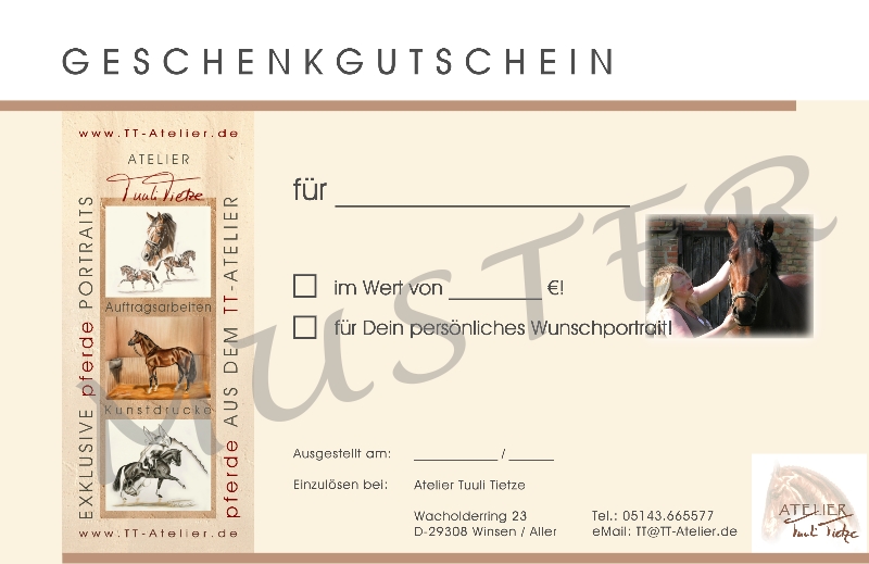 Porträtgutschein