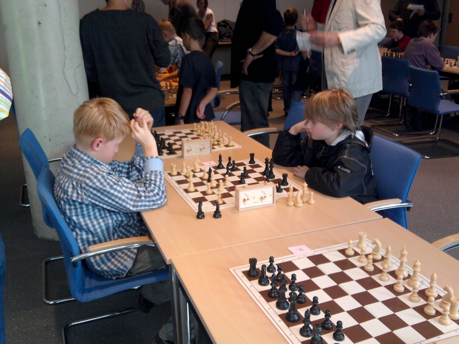 Spielte ein hervorragendes Turnier: Christoph Putz (rechts)