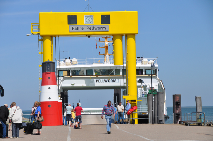 Fähranleger auf Nordstrand