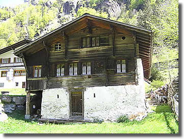 alte S&auml;umertaverne am Grimselpass