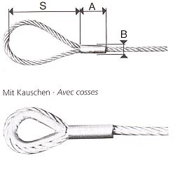Gepresste Schlaufen