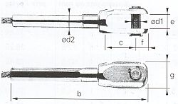 Monofork verpresst