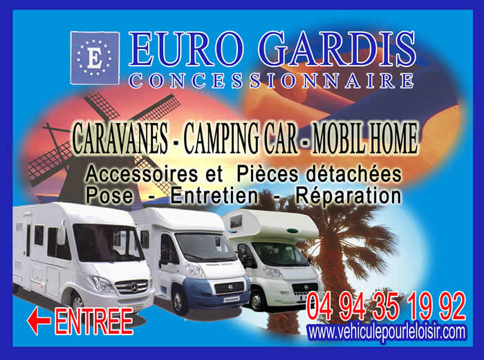 EURO-GARDIS - Neuf : Camping-car (Adria et Pilote), Caravane (Adria et Sterckeman), Mobil-Home (Atlas) - Occasion : Camping-car et Caravane - Accessoires et Pi&egrave;ces d&eacute;tach&eacute;es - Pose - Entretien - R&eacute;paration