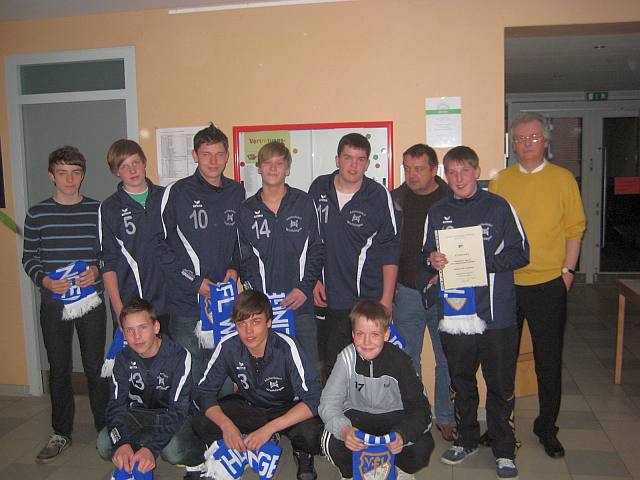 Aufstieg in die Landesliga C-Jugend Handball